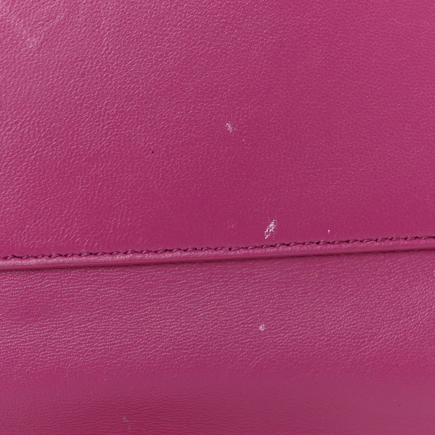 Smooth Calfskin Suede Medium Reversible Monogram Kate Satchel Rose Rubis