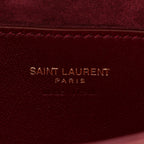 Patent Calfskin Le 5 A 7 Mini Hobo Red Grenat