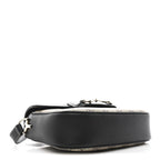 GG Supreme Monogram Horsebit 1955 Soft Small Shoulder Bag Beige Black