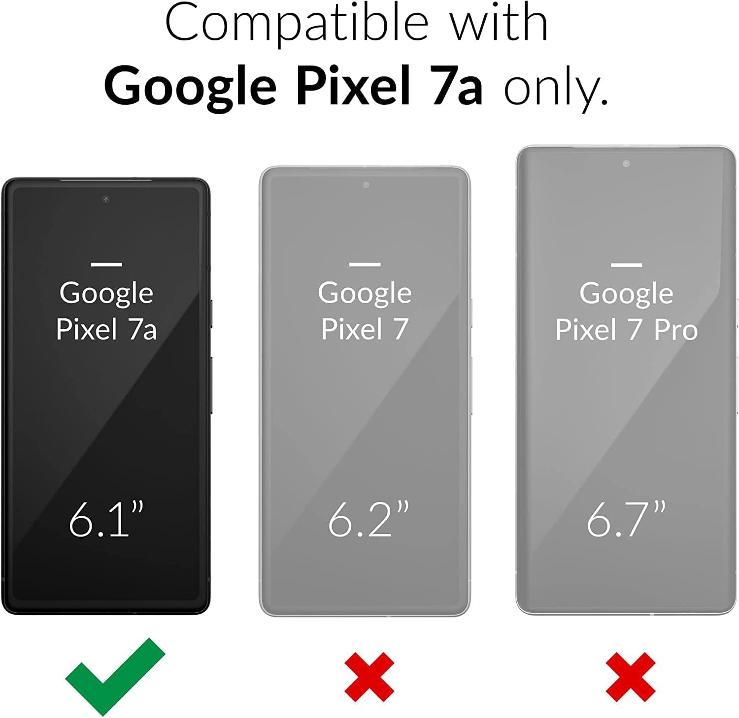 Entronix Case Compatible with Pixel 7a - Triple-Layer Heavy Duty Protection
