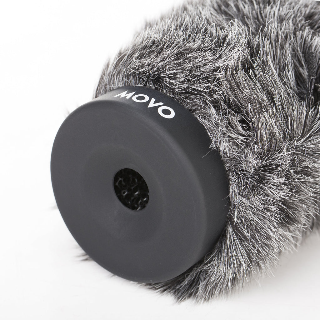 Movo WS-G140 Furry Rigid Windscreen