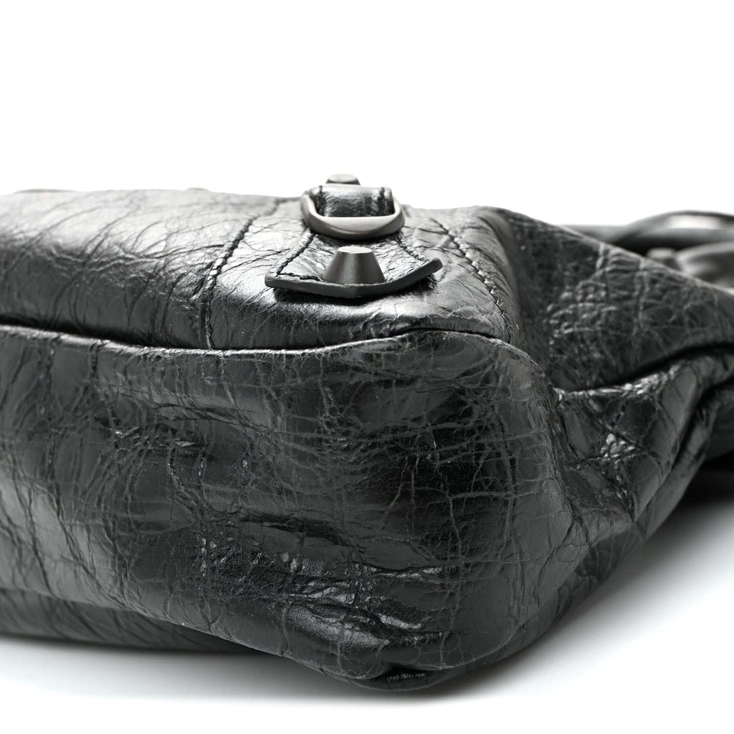 Agneau Arena Classic Hardware Le City First Bag Black