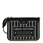 Calfskin Neverfull Inside Out MM Pochette Black