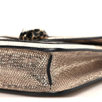 Metallic Karung Serpenti Forever Top Handle Gold
