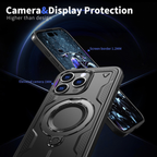 Entronix [Magnetic] Case Compatible with iPhone 16 Pro - Rugged Armor Gripstand