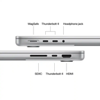Apple Macbook Pro 14" M5 Chip 24GB RAM 1TB SSD 16-core GPU Silver MGDN4LL/A 2026