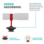 Movo SMVXR10 Replacement Shockmount for VXR10 Shotgun Camera Microphone