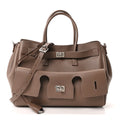 Smooth Calfskin Small Bel Air Carry All Bag Taupe