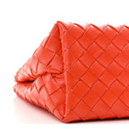 Nappa Intrecciato Small Andiamo With Chain Shoulder Bag Orange