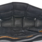 Nappa Maxi Intreccio Small Padded Cassette Crossbody Bag Black