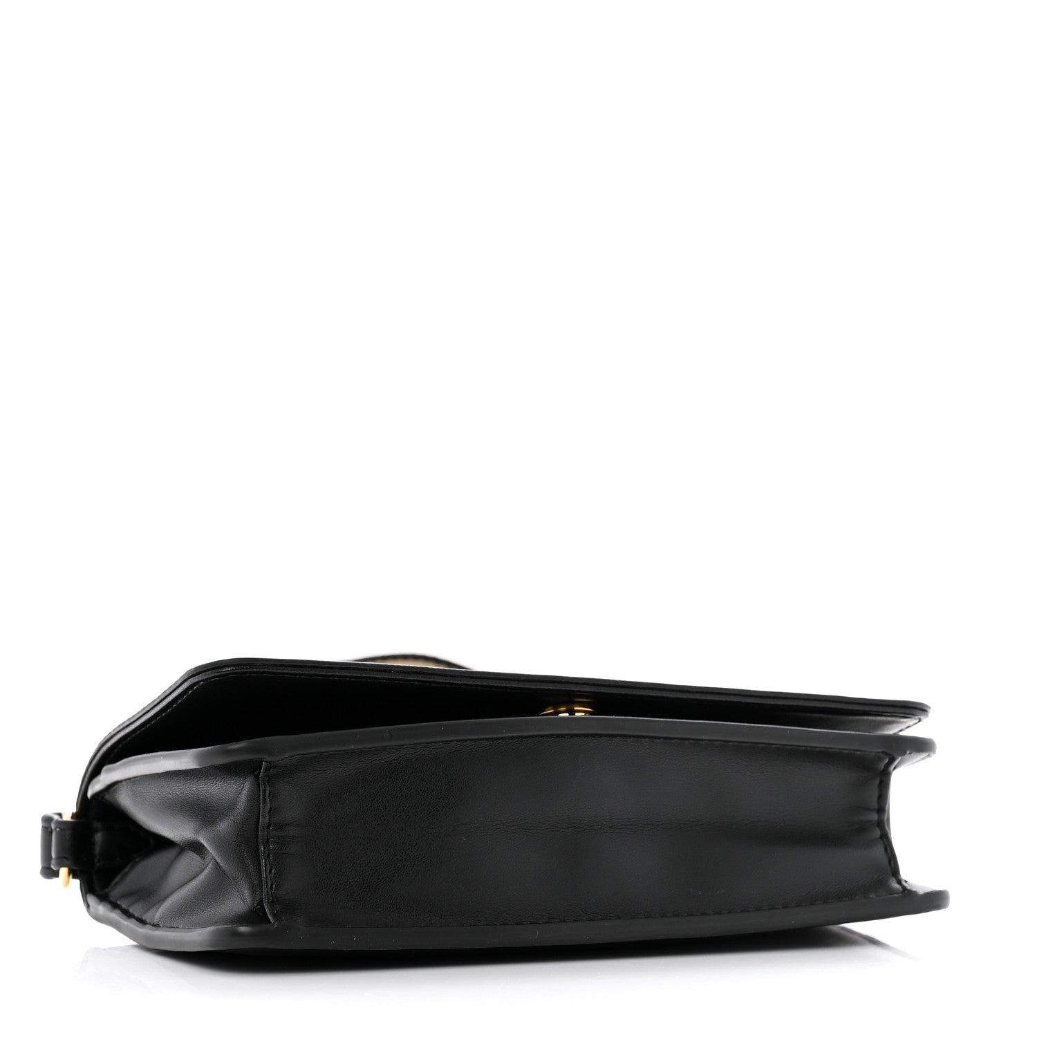 Eco Alter Nappa Perforated Logo Mini Crossbody Bag Black