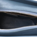 Snakeskin Small Gabrielle Hobo Blue