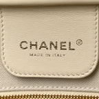 Suede Calfskin Quilted Large Perfect Bowling Bag Grey