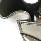 Smooth Calfskin Mini Luggage Almond