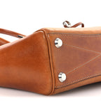 Vegetable Tanned Lambskin Mini Bel Air Carry All Bag Tan Cowboy