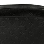 Calfskin Monogram Shadow Trio Messenger Black