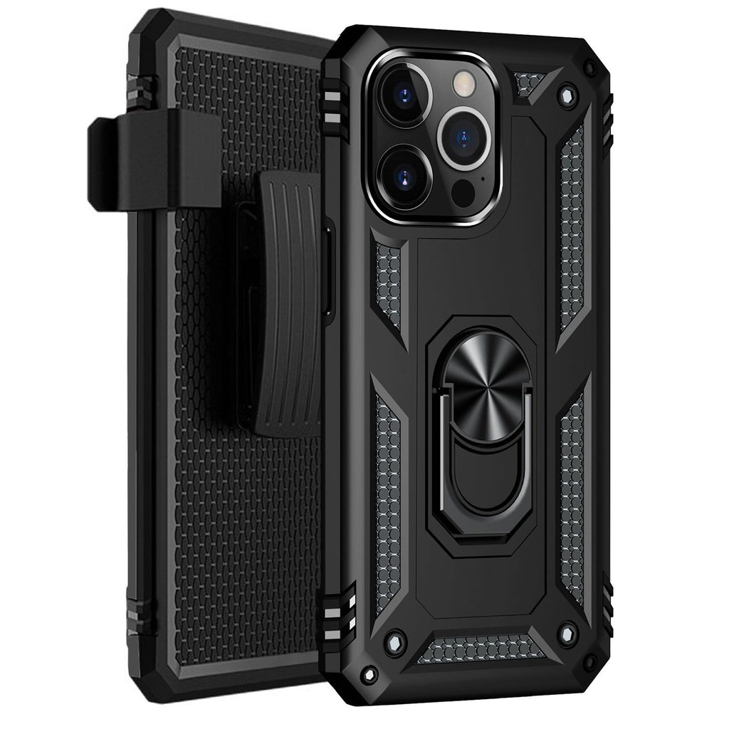 SAHARA - Raider Series Kickstand Case with Belt Clip - iPhone 13 Pro