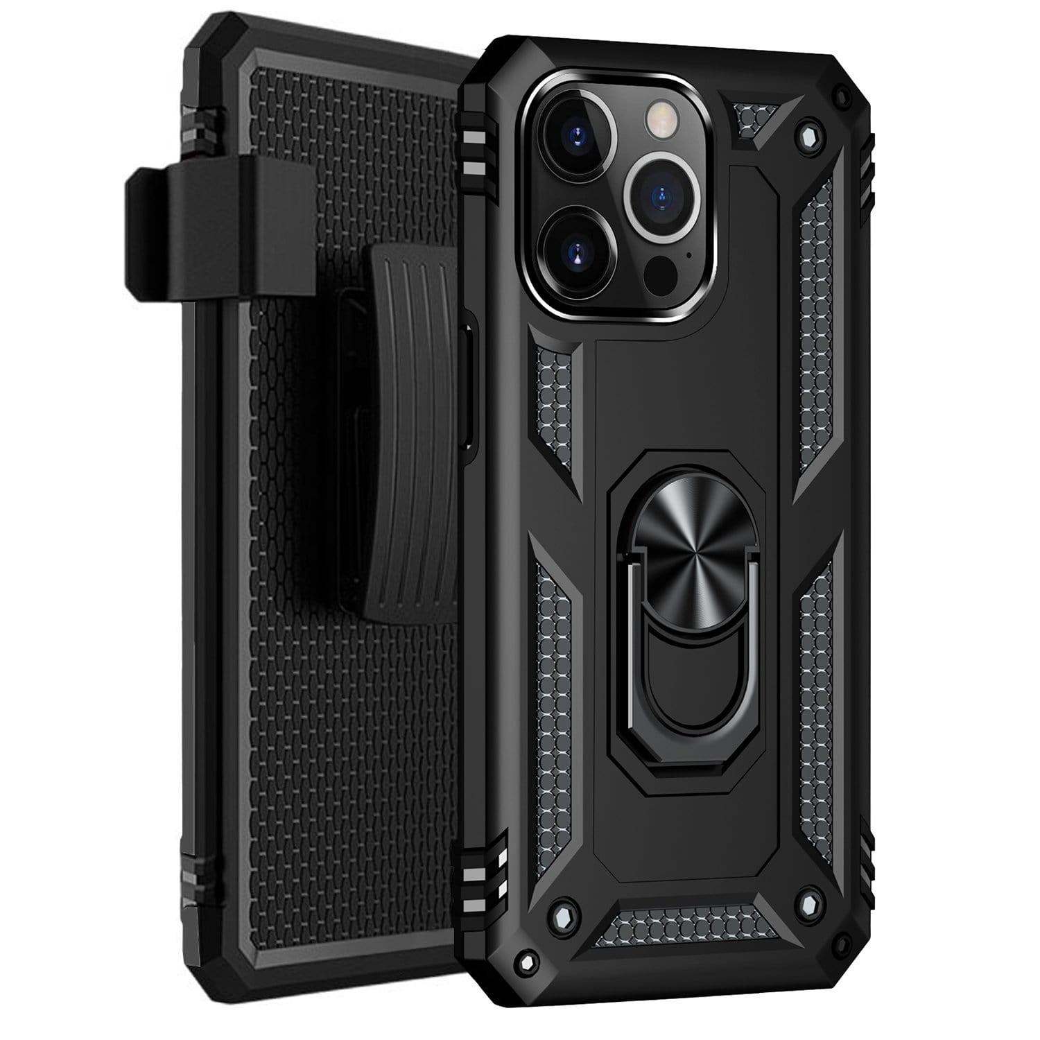 SAHARA - Raider Series Kickstand Case with Belt Clip - iPhone 13 Pro