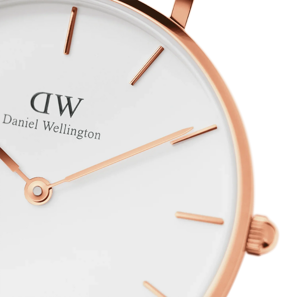 Daniel Wellington Ladies Petite Dover White Watch