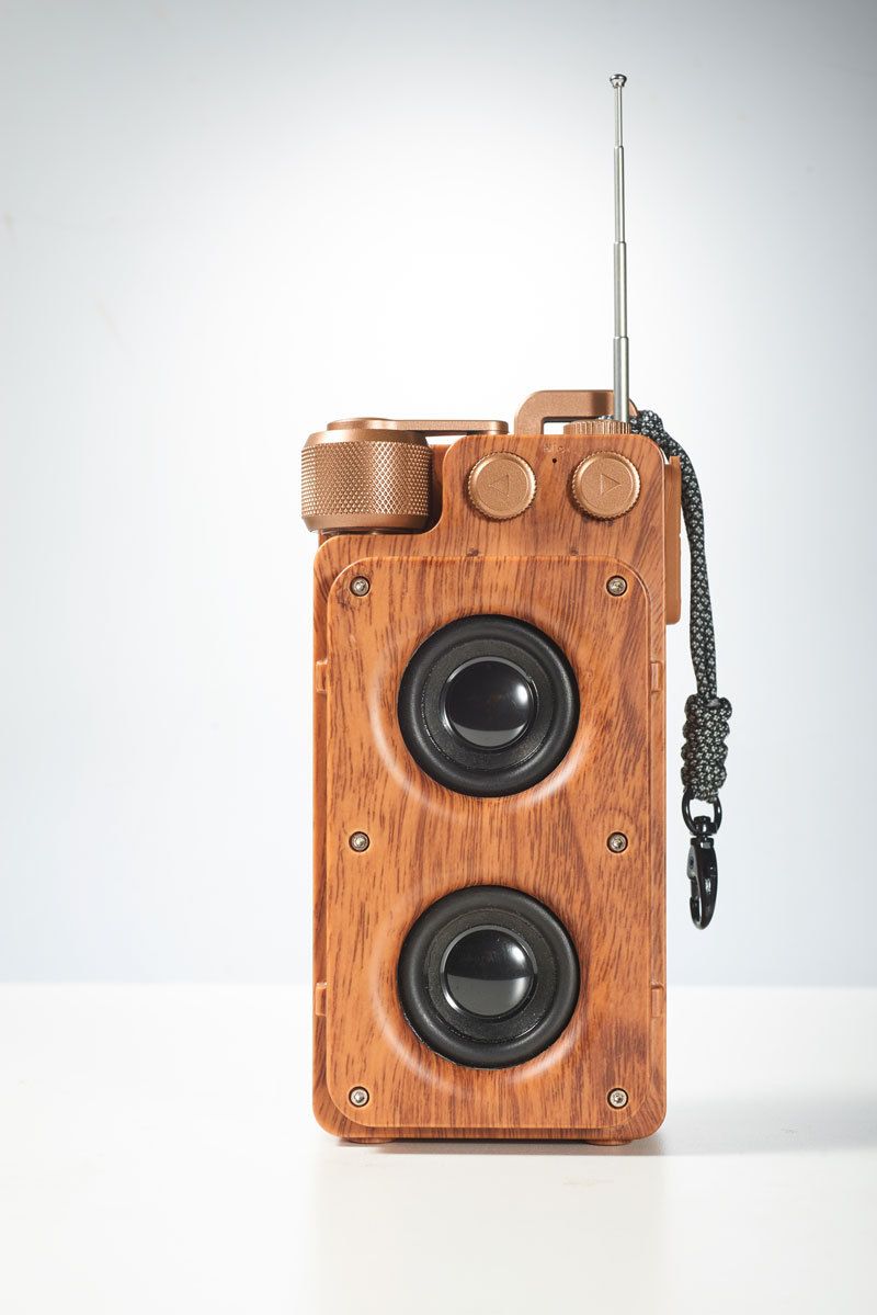 wireless bluetooth speaker portable subwoofer mini FM radio outdoor small steel device creative caixa de som