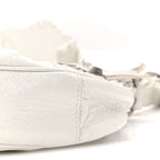Agneau Arena Le Cagole Shoulder Bag XS Optic White