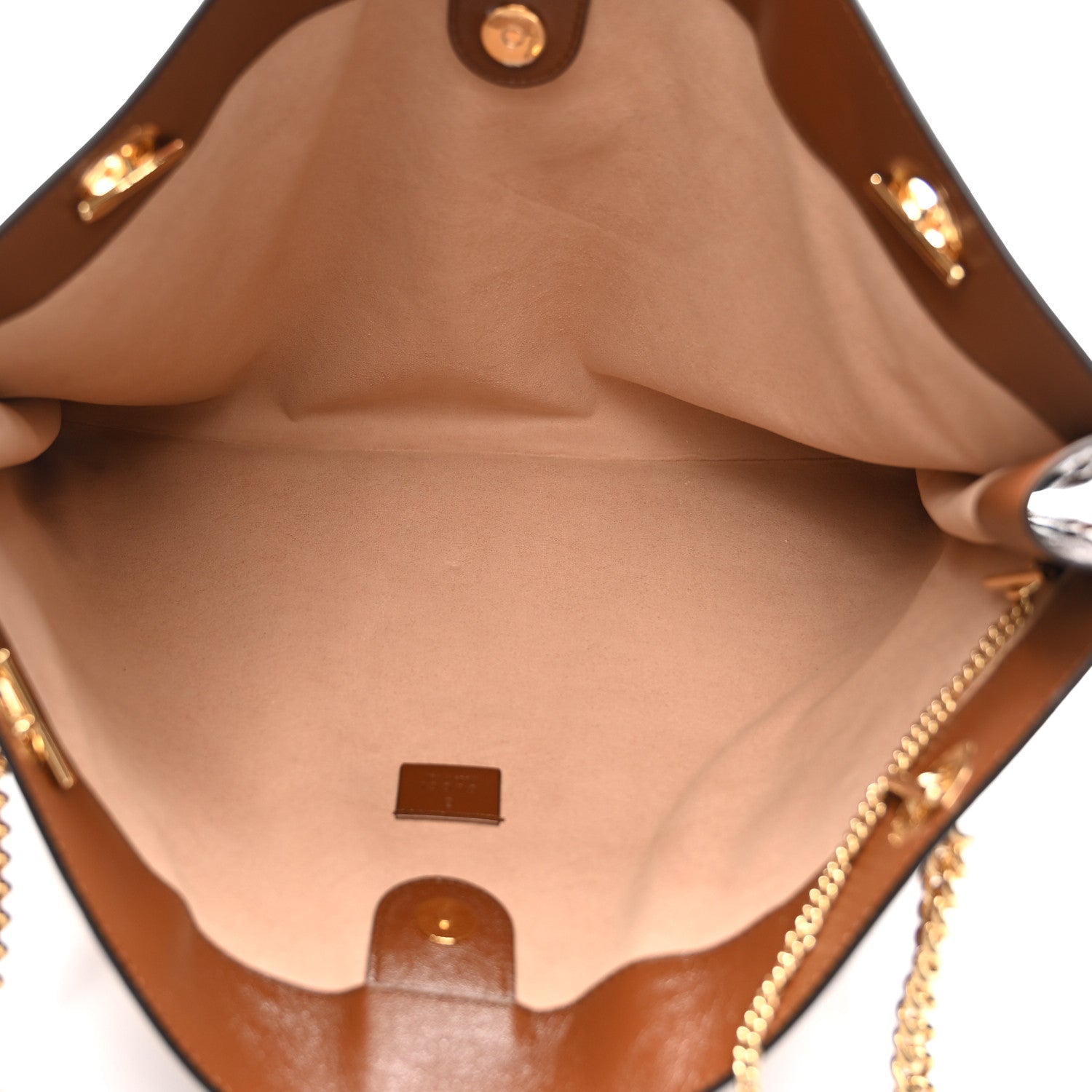 Calfskin Large Rajah Chain Tote Cuir