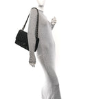 Caviar Quilted Jumbo Single Flap Black