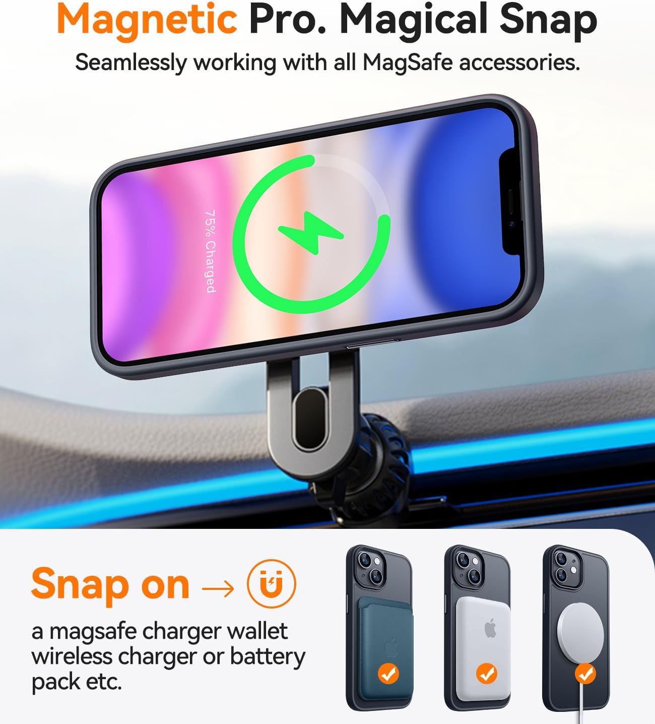 Entronix [Magnetic] Case Compatible with iPhone 11 - Translucent Frosted Matte