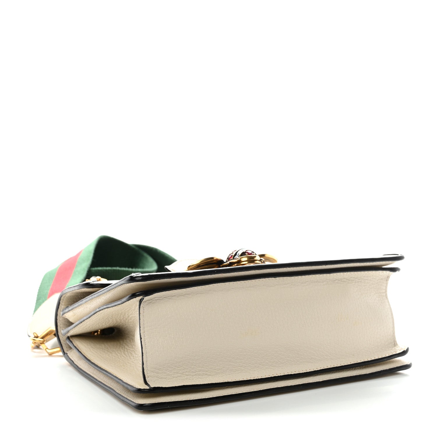 GG Supreme Monogram Small Queen Margaret Top Handle Bag White
