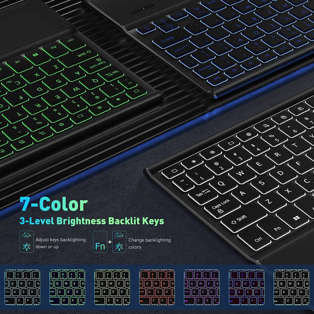 SAHARA - Keyboard Case for Lenovo Tab P11 (Gen 2) - Black