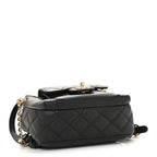 Caviar Quilted Small CC Day Backpack Black