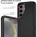 Entronix Case Compatible with Galaxy S25 - Triple-Layer Heavy Duty Protection