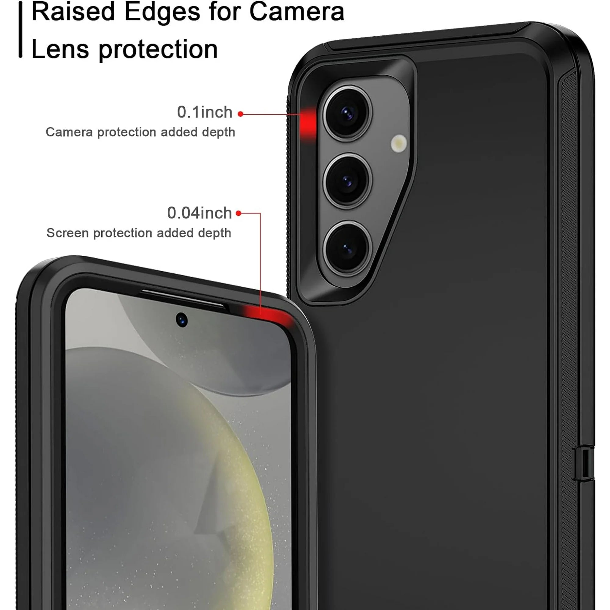 Entronix Case Compatible with Galaxy S25 - Triple-Layer Heavy Duty Protection