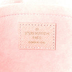 Damier Azur Pochette Felicie Chain Wallet Rose Ballerine