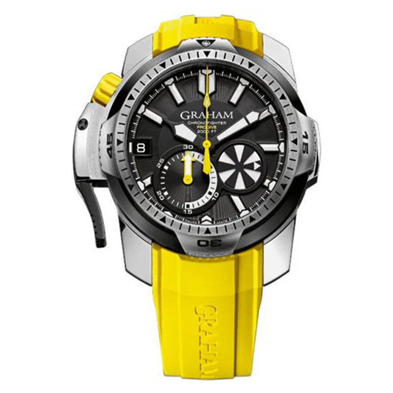 Graham Chronofighter Prodive Yellow Black Watch