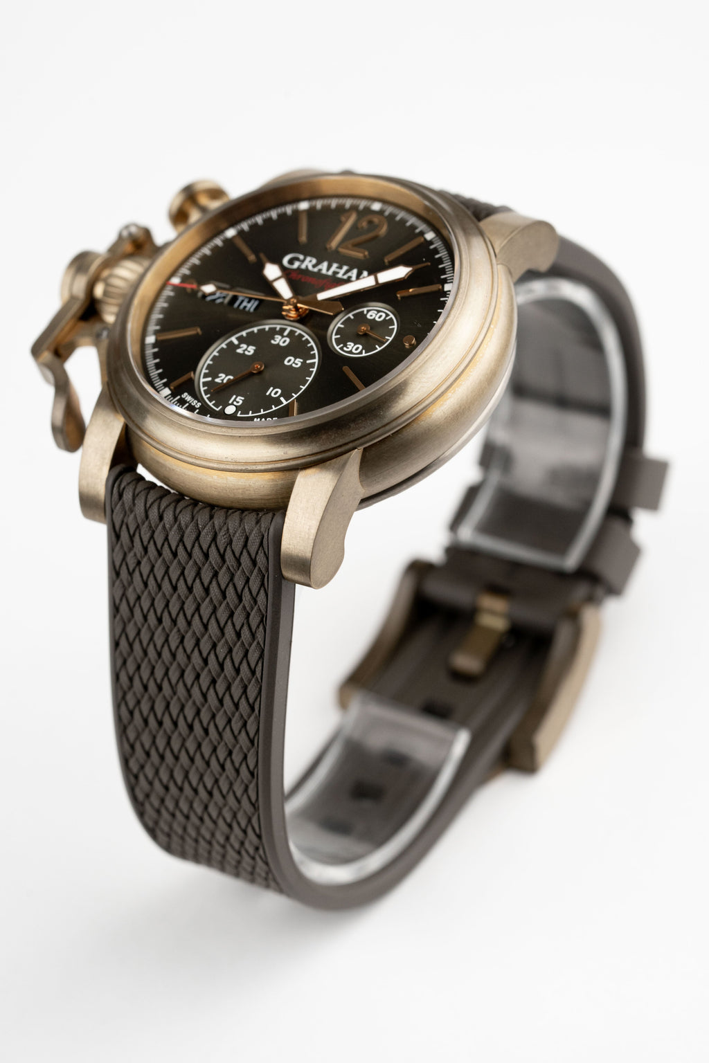 Graham Chronofighter Vintage Green Bronze Watch