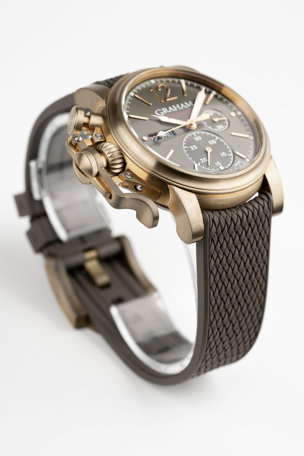 Graham Chronofighter Vintage Green Bronze Watch