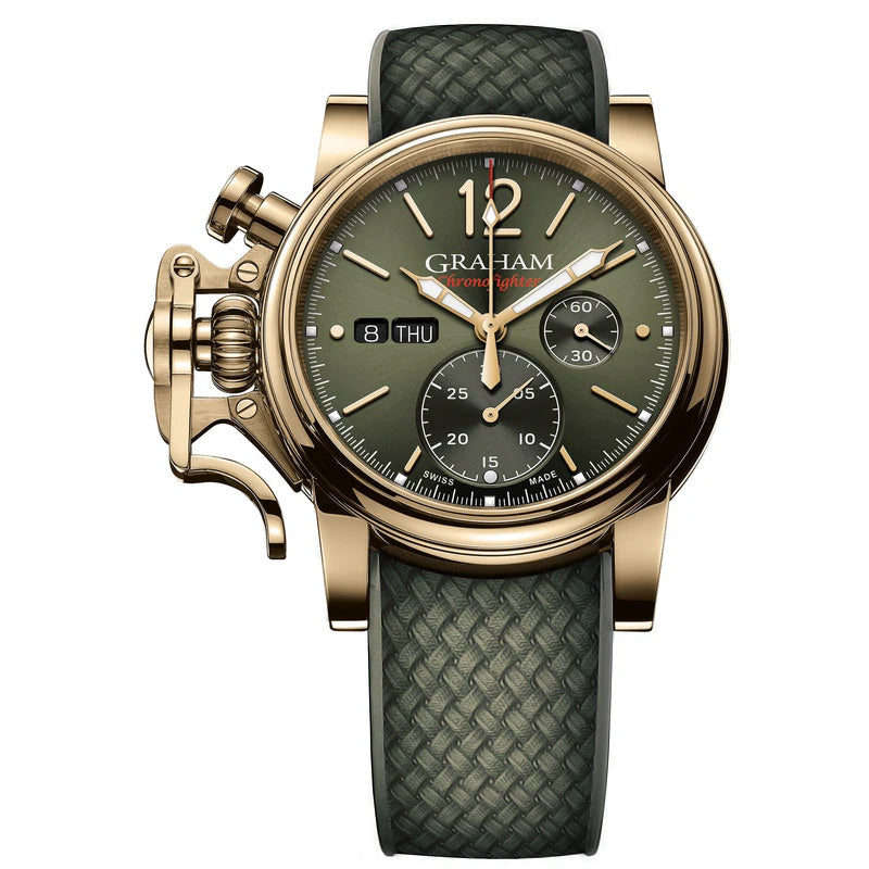 Graham Chronofighter Vintage Green Bronze Watch