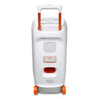 JBL PartyBox Stage 320 Portable Party Speaker Bundle with Wireless Microphone System (White)