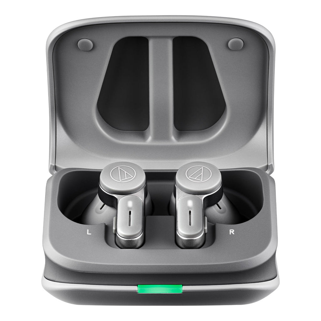 Audio-Technica ATH-TWX7 Truly Wireless Earbuds (Gray)