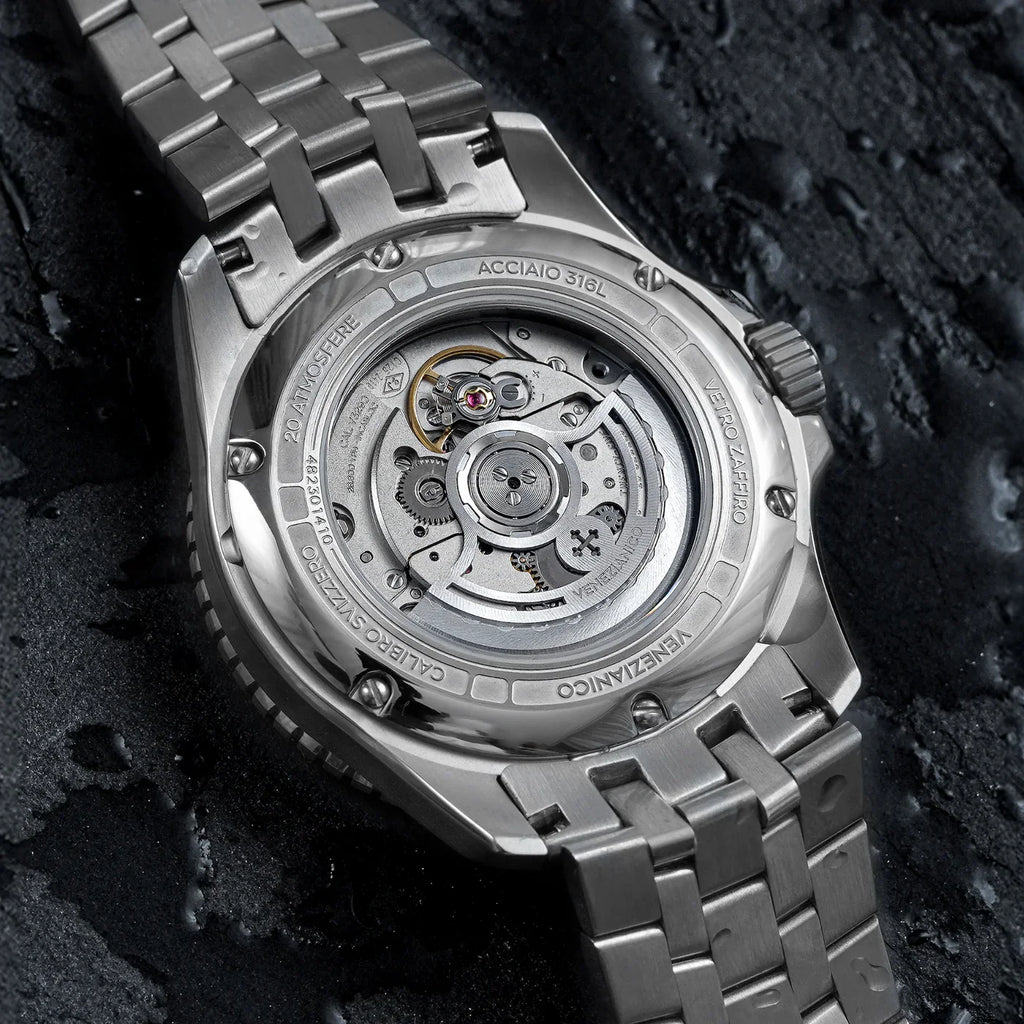 Venezianico Nereide GMT Ceratung Black Automatic Men's Watch