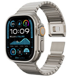 KUXIU Natural Titanium Magnetic Apple Watch Band