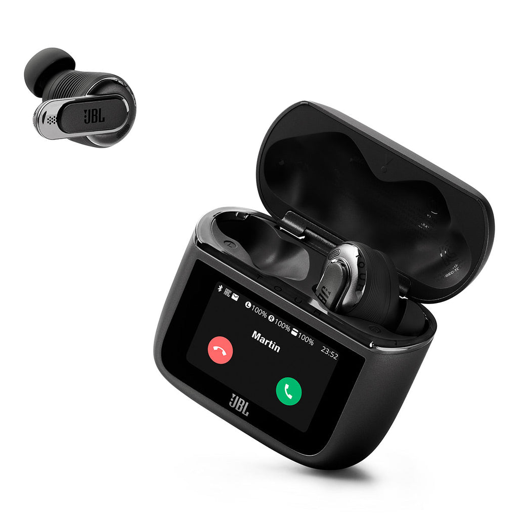 JBL Tour Pro 3 Noise Cancelling True Wireless Earbuds Bundle with gSport Case (Black)