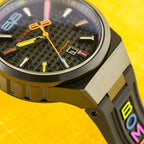 Bomberg Men's Watch BOLT-68 Neo Automatic Taipei Metropolis Black PVD