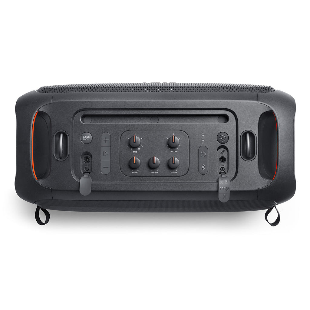 JBL PartyBox On-The-Go Essential with Wireless Microphone & Water Resistance