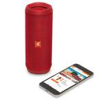 JBL Flip 4 Portable Waterproof Bluetooth Speaker (Red)