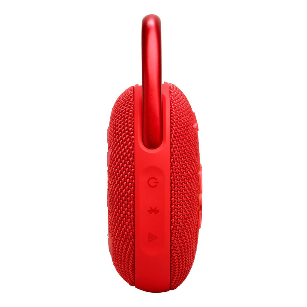 JBL Clip 5 Ultra Portable Bluetooth Speaker with gSport Carbon Fiber Case (Red)