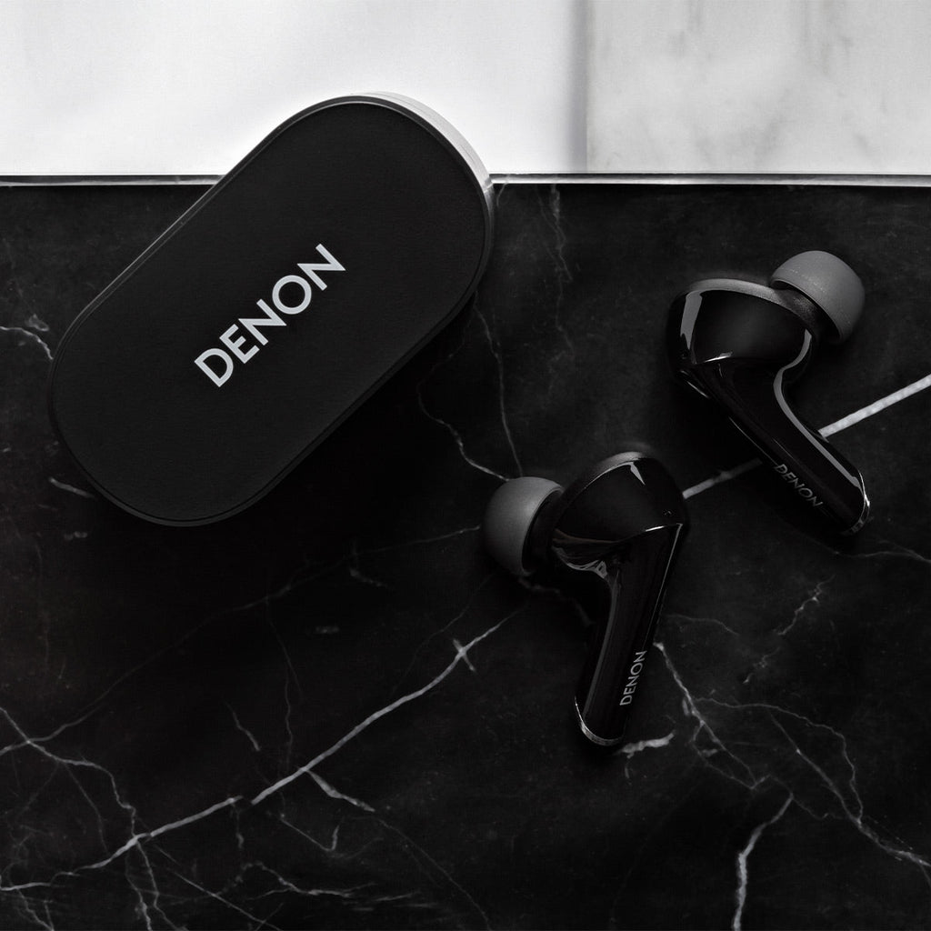 Denon AH-C830NCW True Wireless Earbuds with Active Noise-Cancellation (Black)