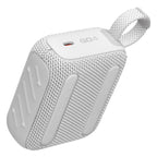 JBL Go 4 Ultra Portable Bluetooth Speaker Bundle with gSport Case (White)