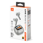 JBL Live Beam 3 True Wireless Noise Cancelling Earbud Bundle with gSport Case (Silver)